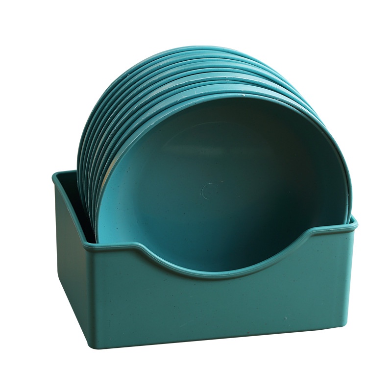 Đĩa Tròn 15cm Làm Từ Lúa Mì Nhiều Màu Sắc
