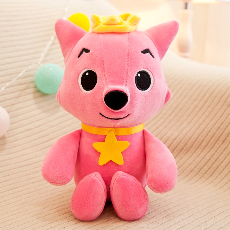 Đồ chơi cá mập/ chú cáo nhồi bông dễ thương bằng nhung quà tặng kỳ nghỉ cho trẻ em