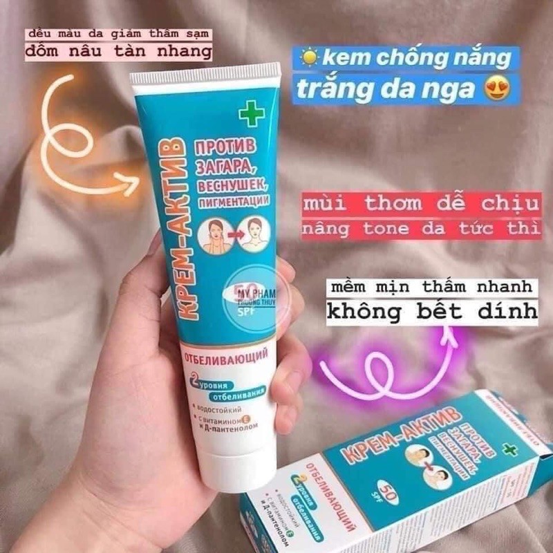 kem chống nắng của Nga spf50