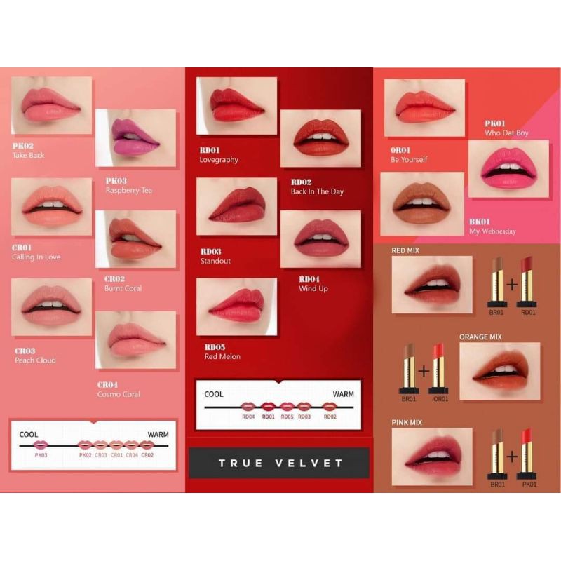 Son thỏi Apieu True Velvet Lipstick sale