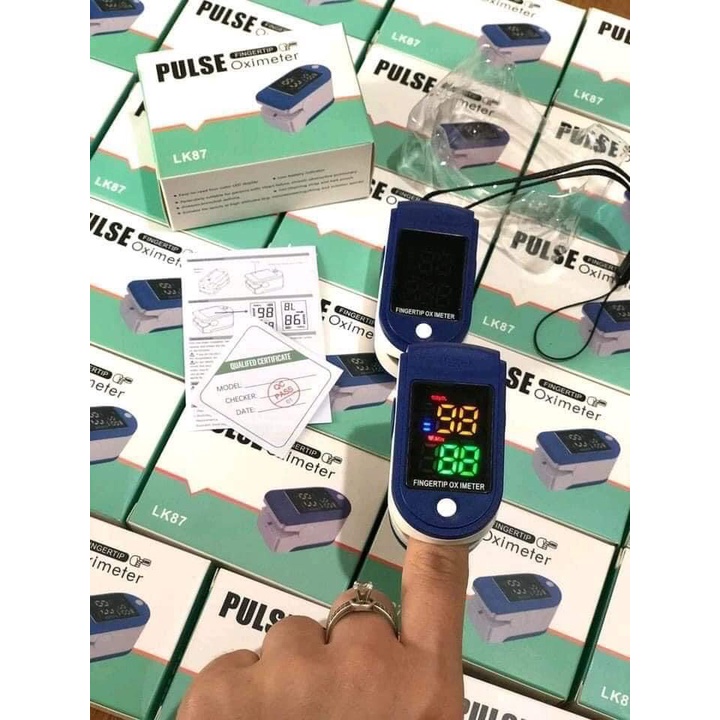 [Mã COSDAY giảm 8% đơn 150K] Máy đo nồng độ oxy trong máu SpO2 PULSE LK87 - máy đo nhịp tim Pulse Oximeter cầm tay LM63