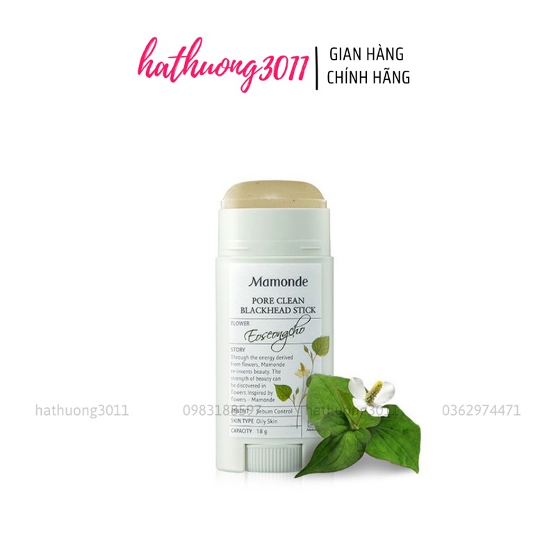 [SẴN + BILL] Thanh Lăn Mamonde Pore Clean Blackhead Stick