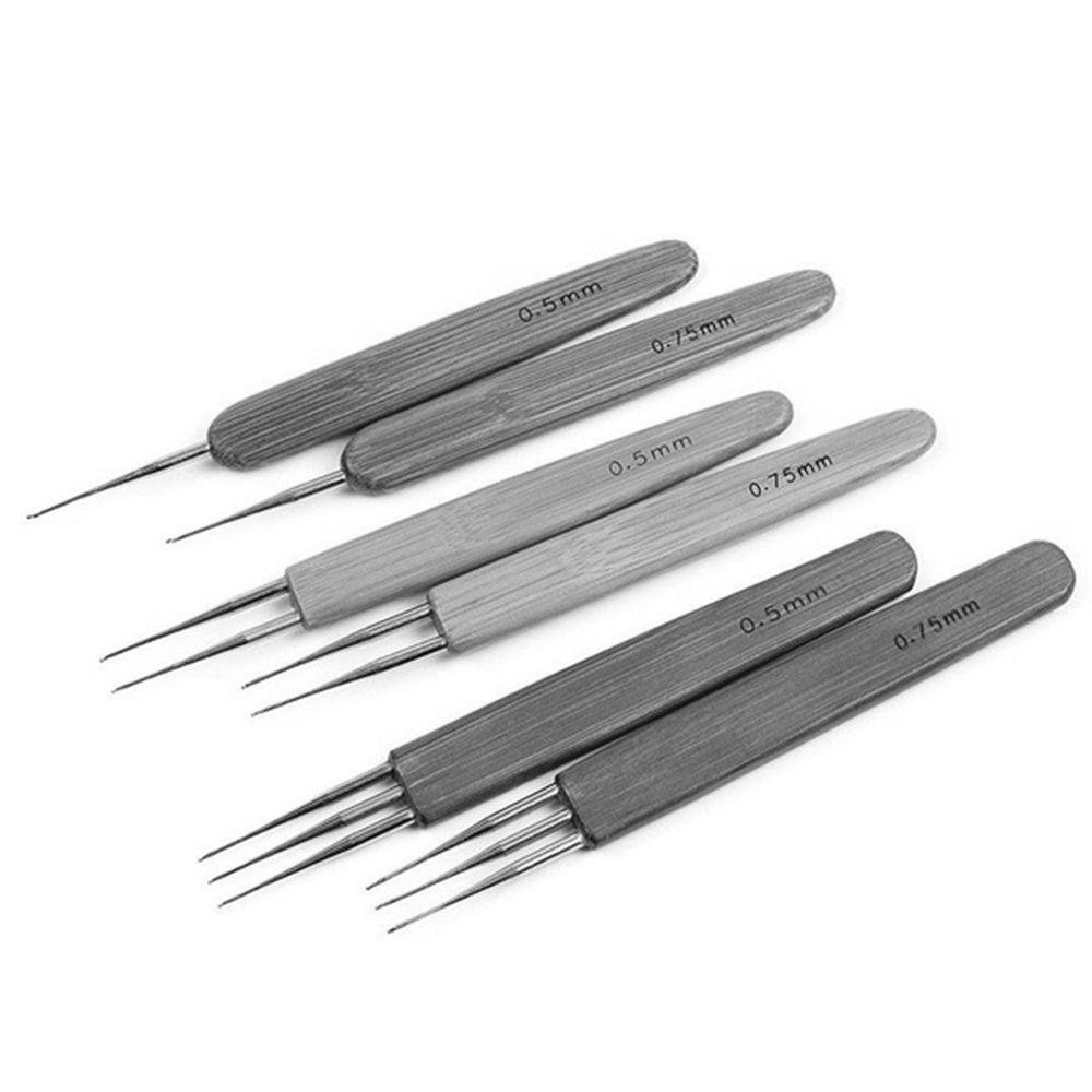 Kim Đan Len Tay Cầm Bằng Tre One / Doube / Ba Đầu Làm Tóc Dreadlock