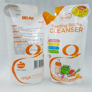Set 2 Túi Nước Rửa Bình Sữa Cho Bé - Wesser