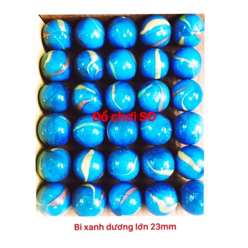 Bi thủy tinh lớn các loại - màu ngẫu nhiên