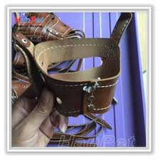 Rọ mỏ chó , mèo bằng da.