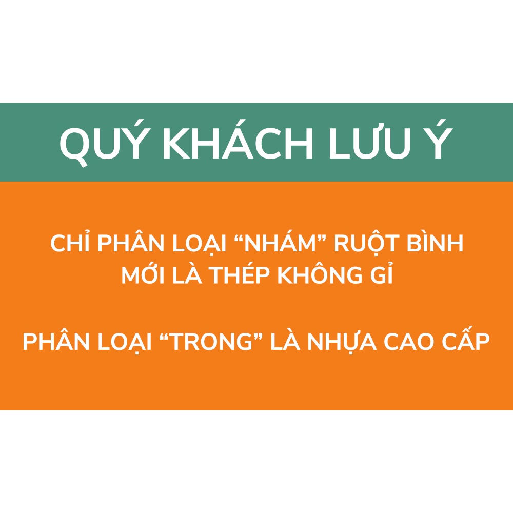 Bình nước giữ nhiệt Coffe Cup bình đựng cà phê lõi thép không gỉ có quai xách 400ml/600ml - VS335