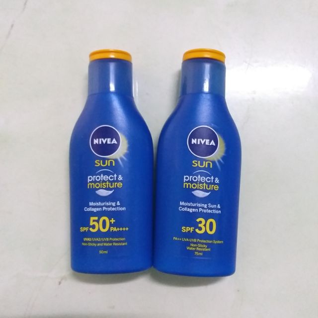 Sữa chống nắng và dưỡng ẩm da toàn thân Nivea SPF 50/PA++, 30SPF 50ml