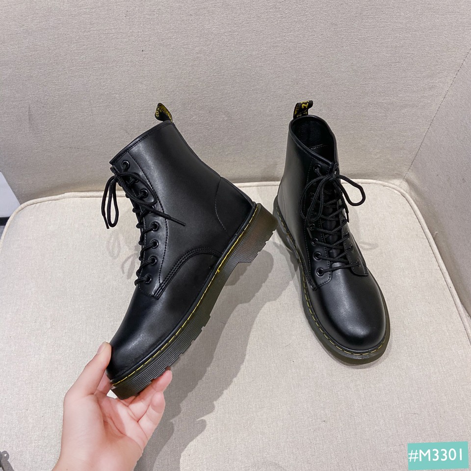 Giày Boot Cổ Cao Cặp Đôi Nam Nữ MINSU M3301 Thiết Kế Style Chiến Binh Cao Cổ  Phong Cách Hàn Quốc Đi Chơi Chất Ngầu | BigBuy360 - bigbuy360.vn