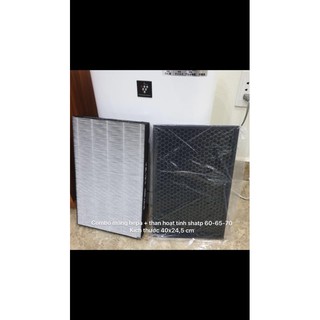 Combo màng hepa và than hoạt tính Sharp 65