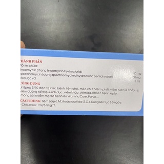 [THÚ Y] 1 lọ LINSPEC 5/10 10ml dành cho chó mèo