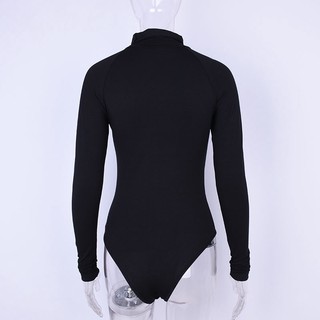 Bodysuit cổ lọ tay dài sexy