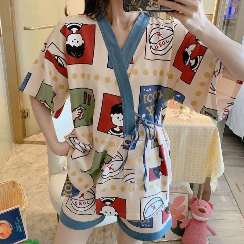 Đồ Ngủ Pijama Nữ Cao Cấp - Đồ Ngủ Pijama Nữ Cao Cấp chất cotton dày mịn diêu mát | BigBuy360 - bigbuy360.vn
