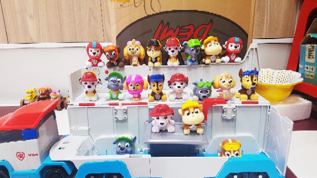 Set 5 - 10 chó Paw Patrol Bath Squirter nhựa mềm phun nước