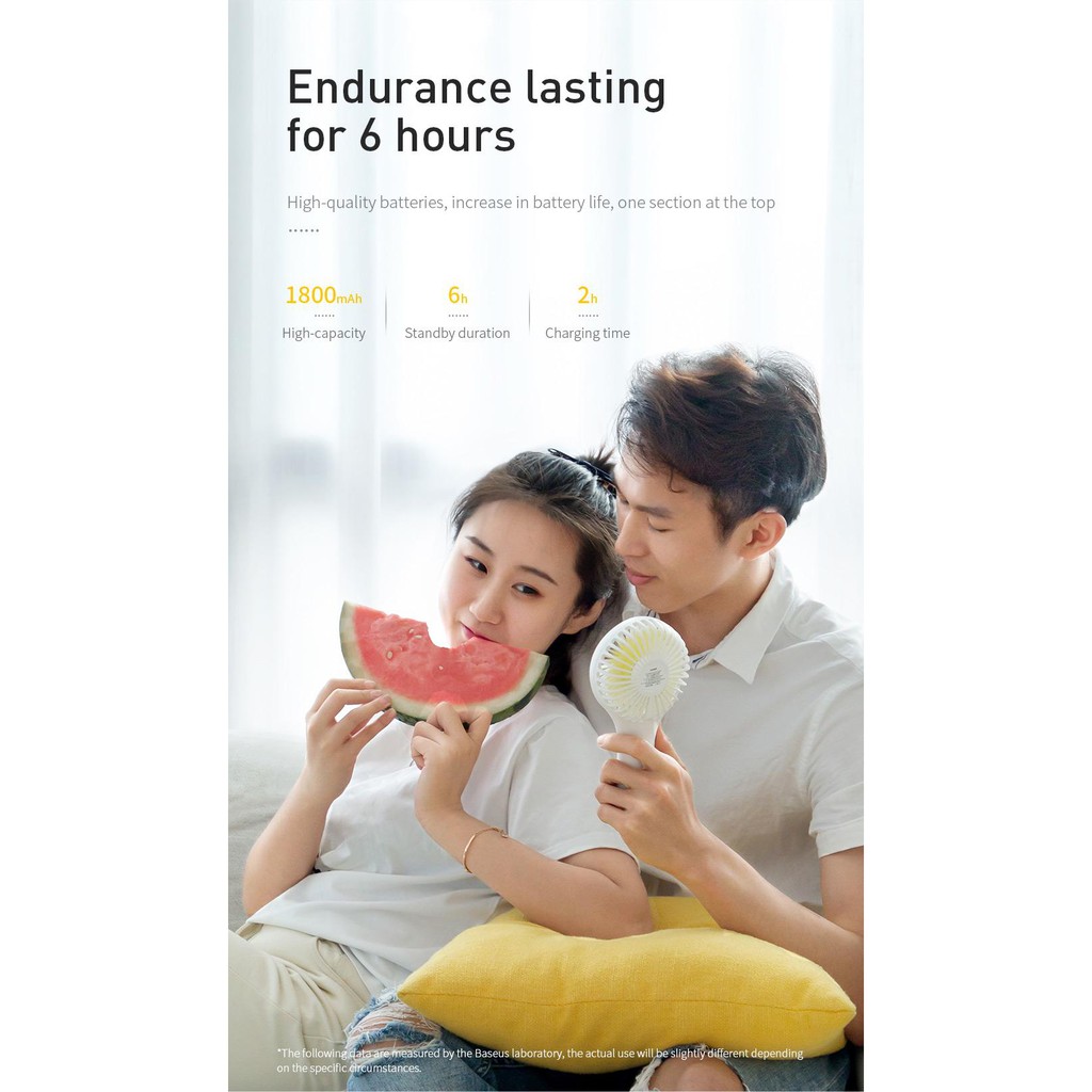 Quạt Baseus Mini Cầm Tay Để bàn Siêu tốc độ Chính hãng | BigBuy360 - bigbuy360.vn