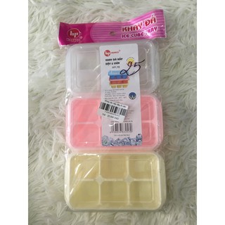 Khay đá nắp đậy 6 viên