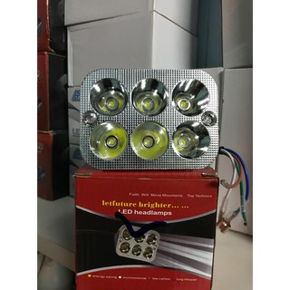 ĐÈN PHA 6 LED CHO WAVE,DREAM SIÊU SÁNG