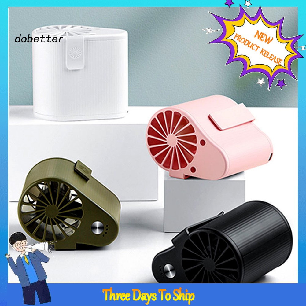 Quạt Làm Mát Mini Đeo Thắt Lưng Sạc Usb Tiện Dụng