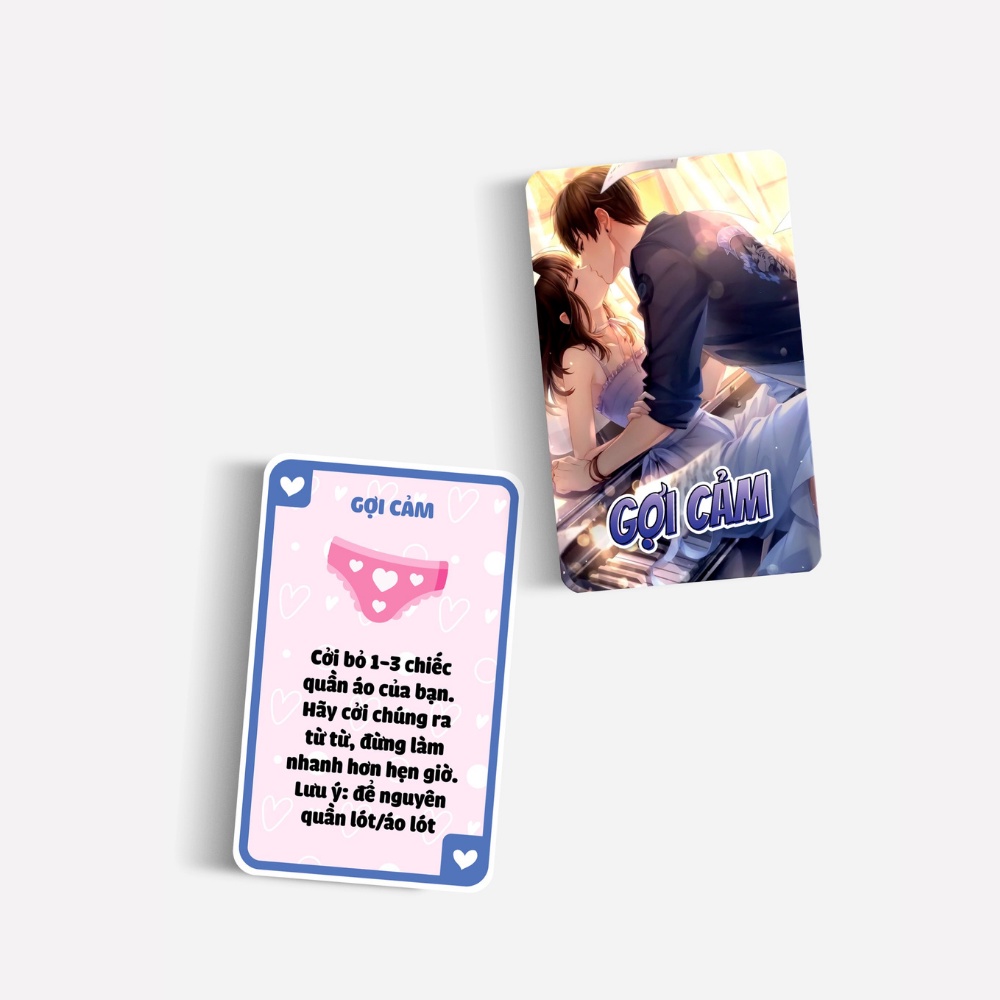 Bộ Bài Cặp Đôi CUMIN - Bộ bài drinking game Dạo Đầu cho cặp đôi hẹn hò 51 lá 1 đêm từ A tới Á- Chú Chim Sẽ