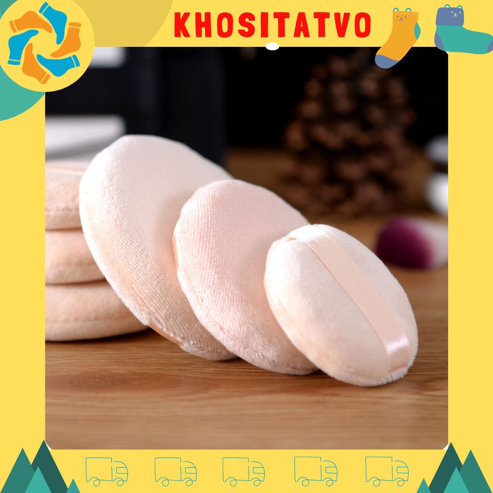 Miếng Mút Trang Điểm, Bông Phấn Khô Mềm Mại Tiện Lợi tán kem nền, phấn nước cực tiện dụng – Khositatvo