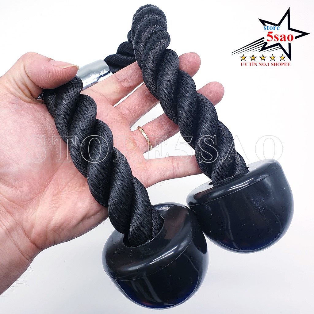 Dây thừng tập tay sau ⚡FREESHIP⚡ dây tricep rope tập gym