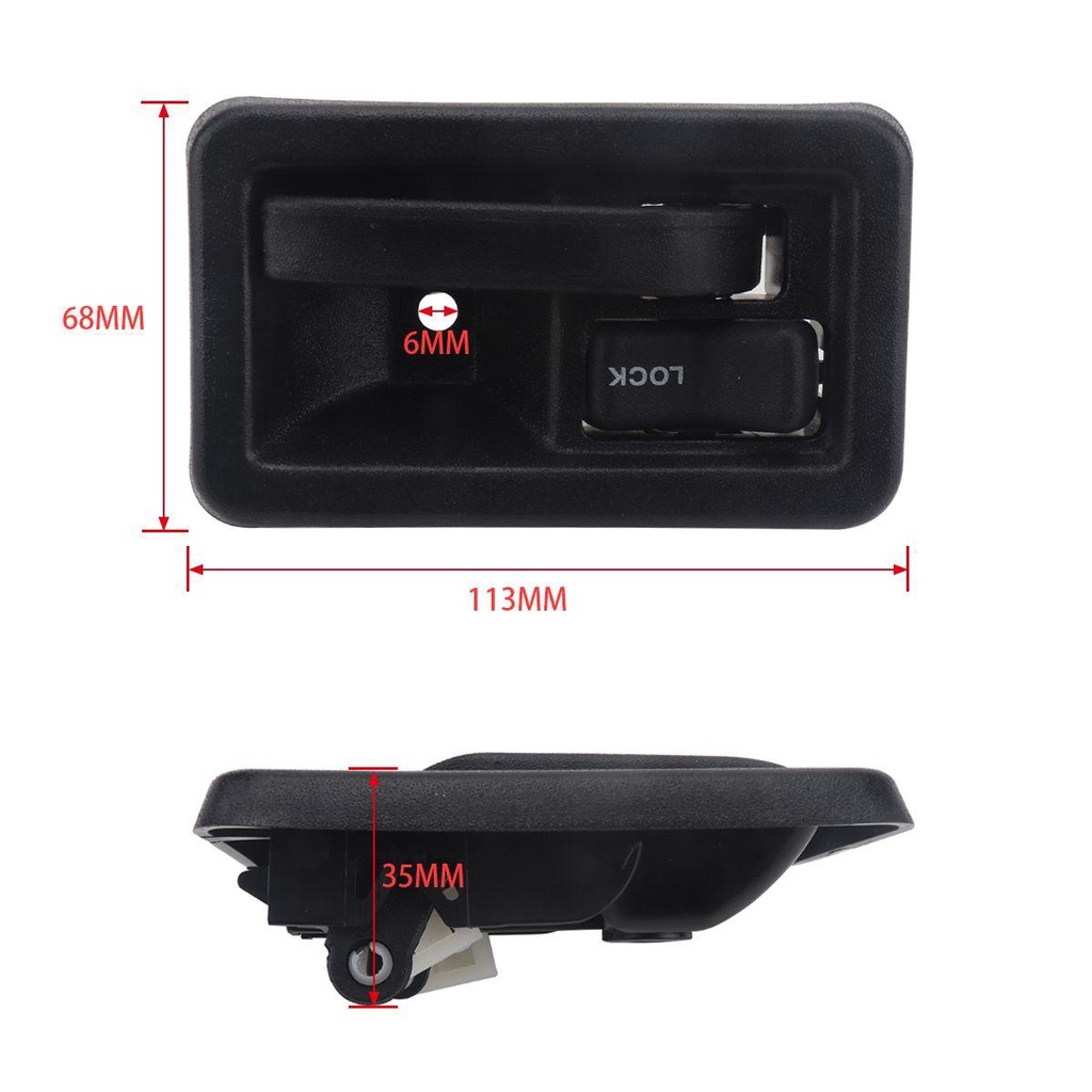 Tay Nắm Cửa Bên Trái Cho Xe JEEP WRANGLER 1991-2004