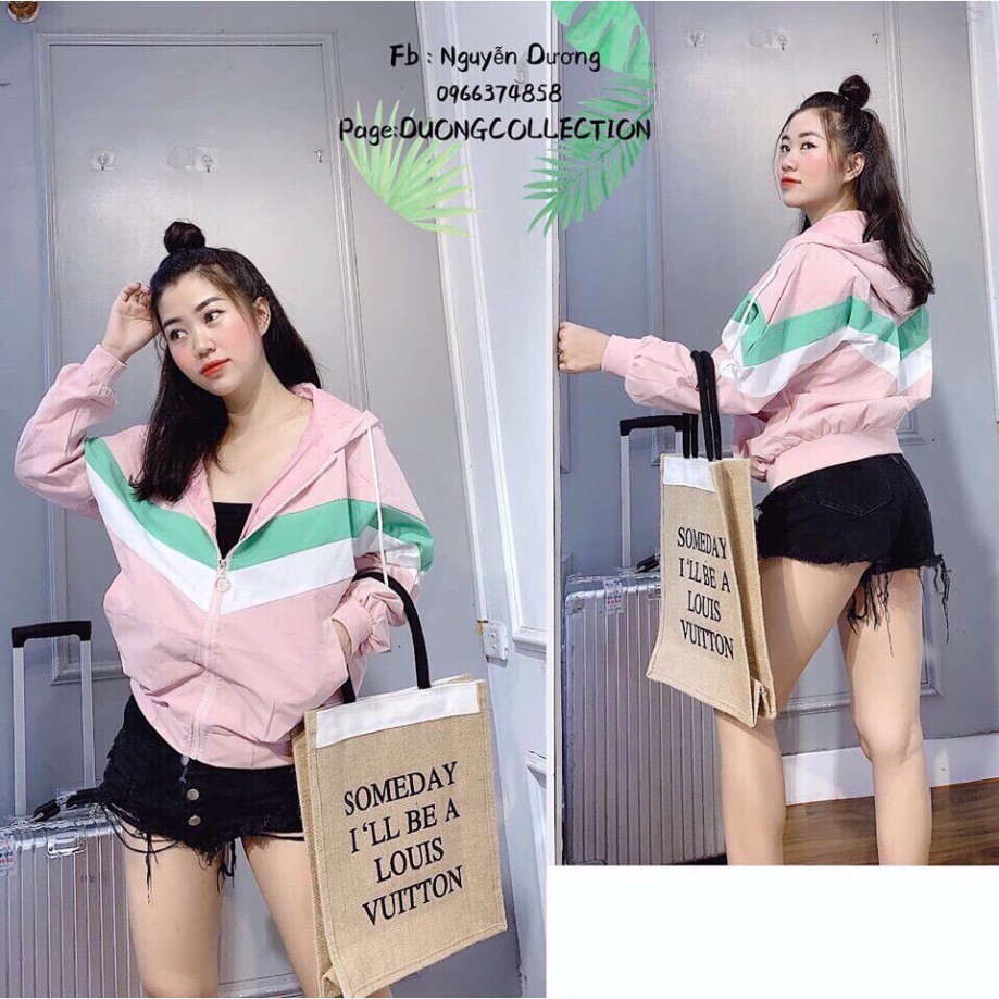 Áo chống nắng ❤️ Hàng Tốt ❤️ áo khoác nữ phối 2 sọc đẹp chống tia UV 7 màu - Áo khoác mùa hè | BigBuy360 - bigbuy360.vn