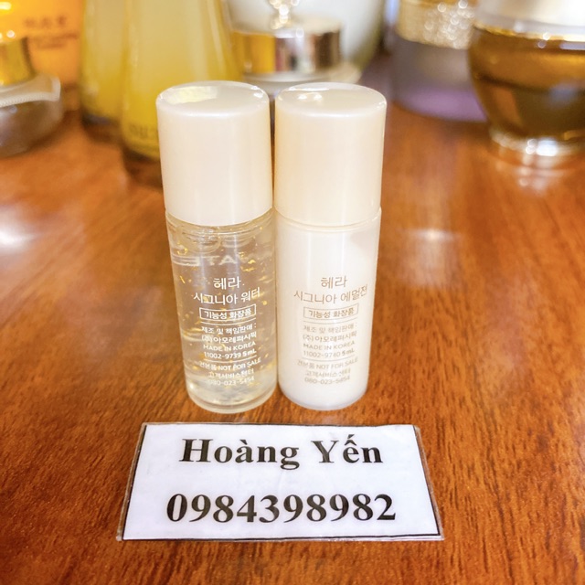 Cặp nước hoa hồng 5ml + sữa dưỡng 5ml Hera tái sinh (Date 2022-2023)