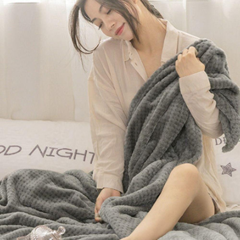 Chăn Lông Cừu Mềm Mại Ấm Áp Nhiều Màu Sắc Tùy Chọn