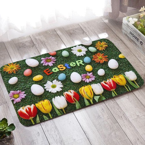 Thảm chùi chân 3D mẫu hoa mới về nhiều hàng nhiều màu đep KT 40x60cm giá18000đ