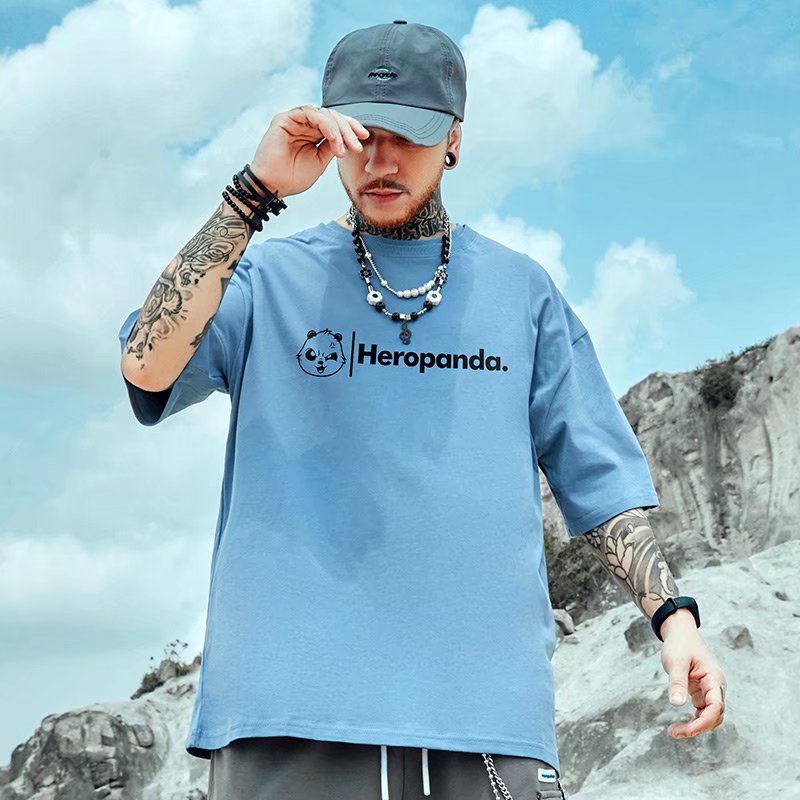 Áo Thun Tay Ngắn Cổ Tròn In Chữ Size M-8XL Thời Trang Cho Nam