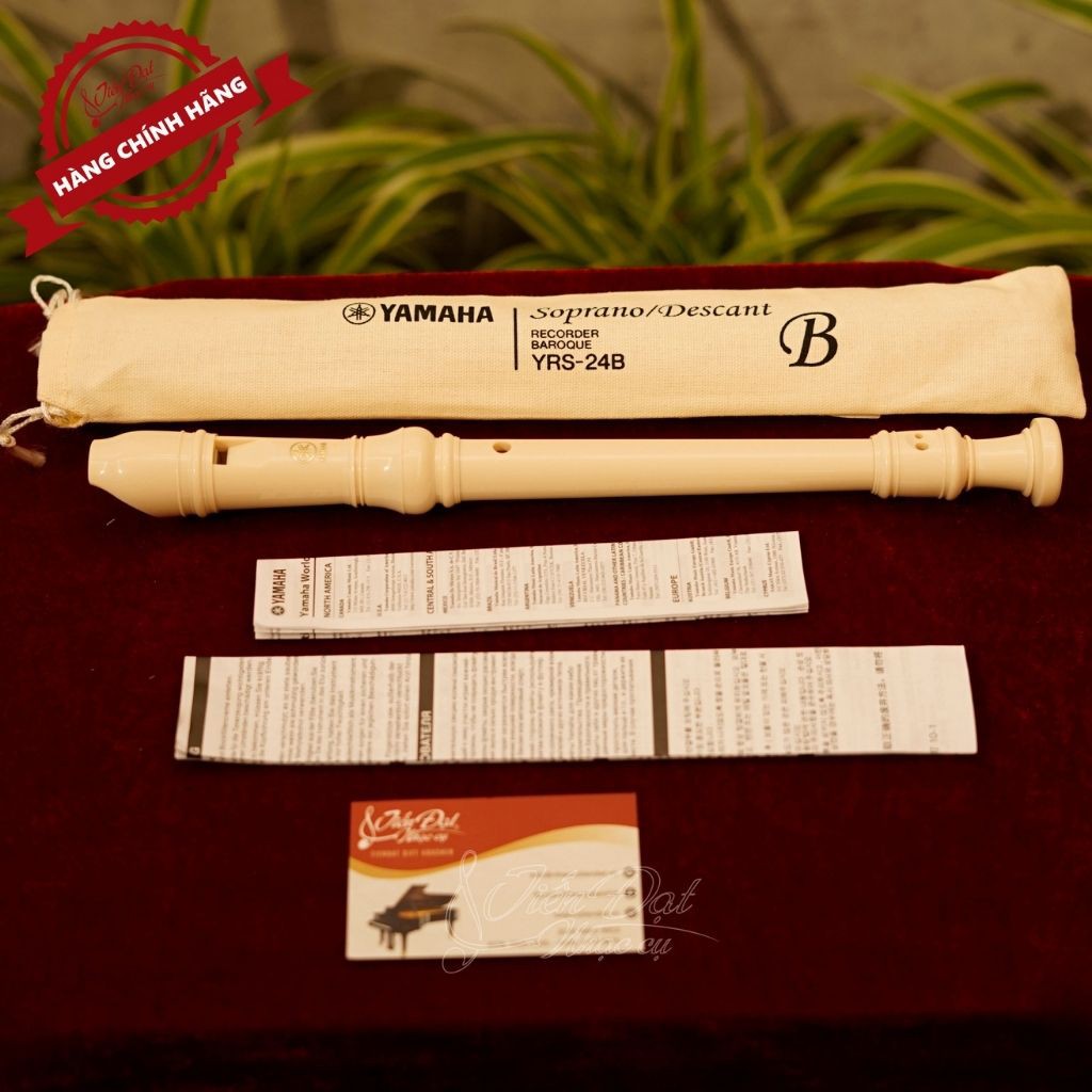 Sáo Tiêu Recorder Soprano Yamaha YRS-24B,YRS-20BG,YRS-402 Chính Hãng, Độ Bền Cao, Chất Liệu ABS An Toàn