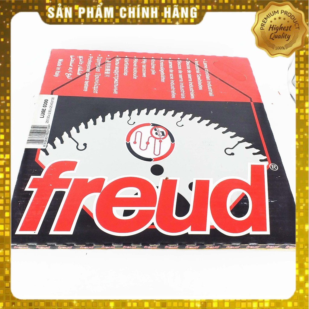 LƯỠI CƯA FREUD Ý ĐƯỜNG KÍNH 300* 96 RĂNG -  CAO CẤP