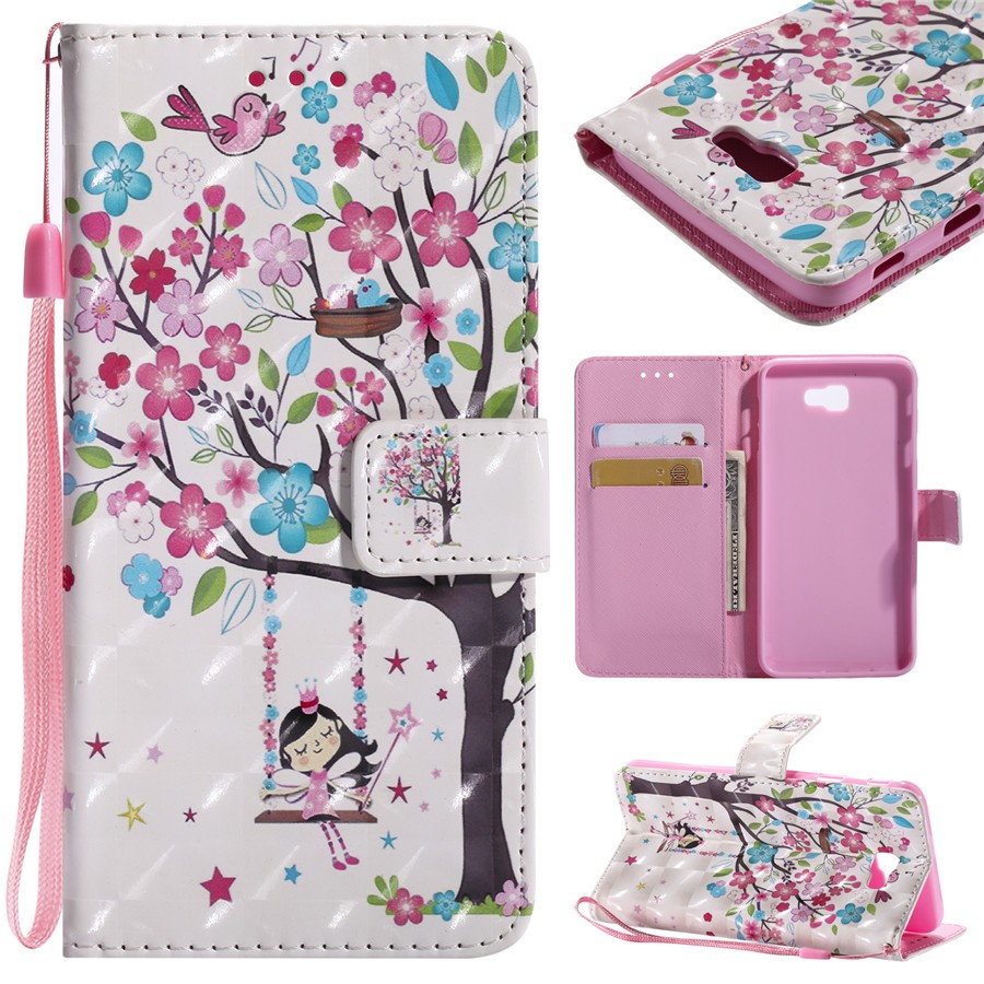 Bao da điện thoại nắp lật in hình ảnh tươi vui dành cho Samsung J5 Prime/J7 Prime | BigBuy360 - bigbuy360.vn