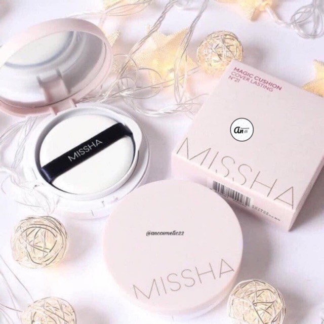 Phấn Nước Missha Magic Cushion &amp; Missha Radiance Perfect Fit Cushion SPF50+ PA+++ 15g