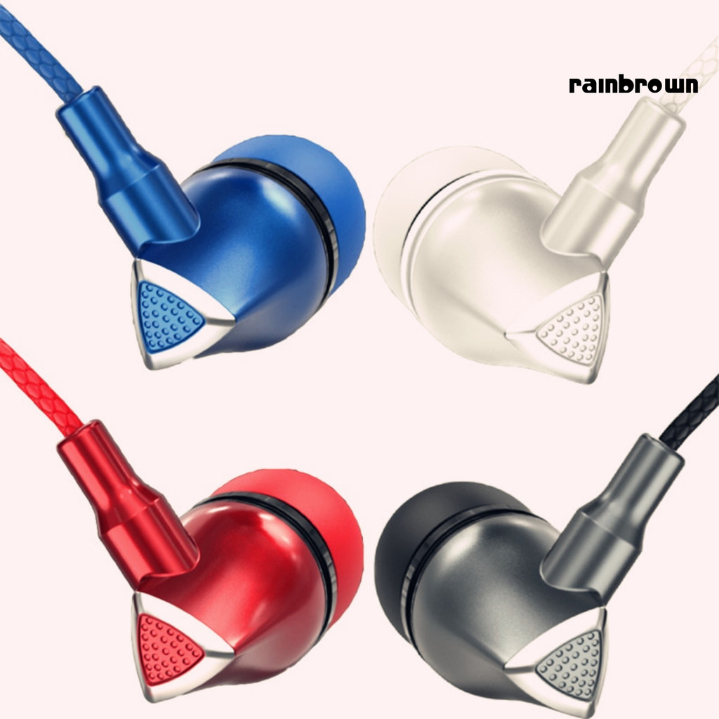 /REJ/ Universal In-ear Headphones Heavy Bass Sports Stereo Music Headset with Mic