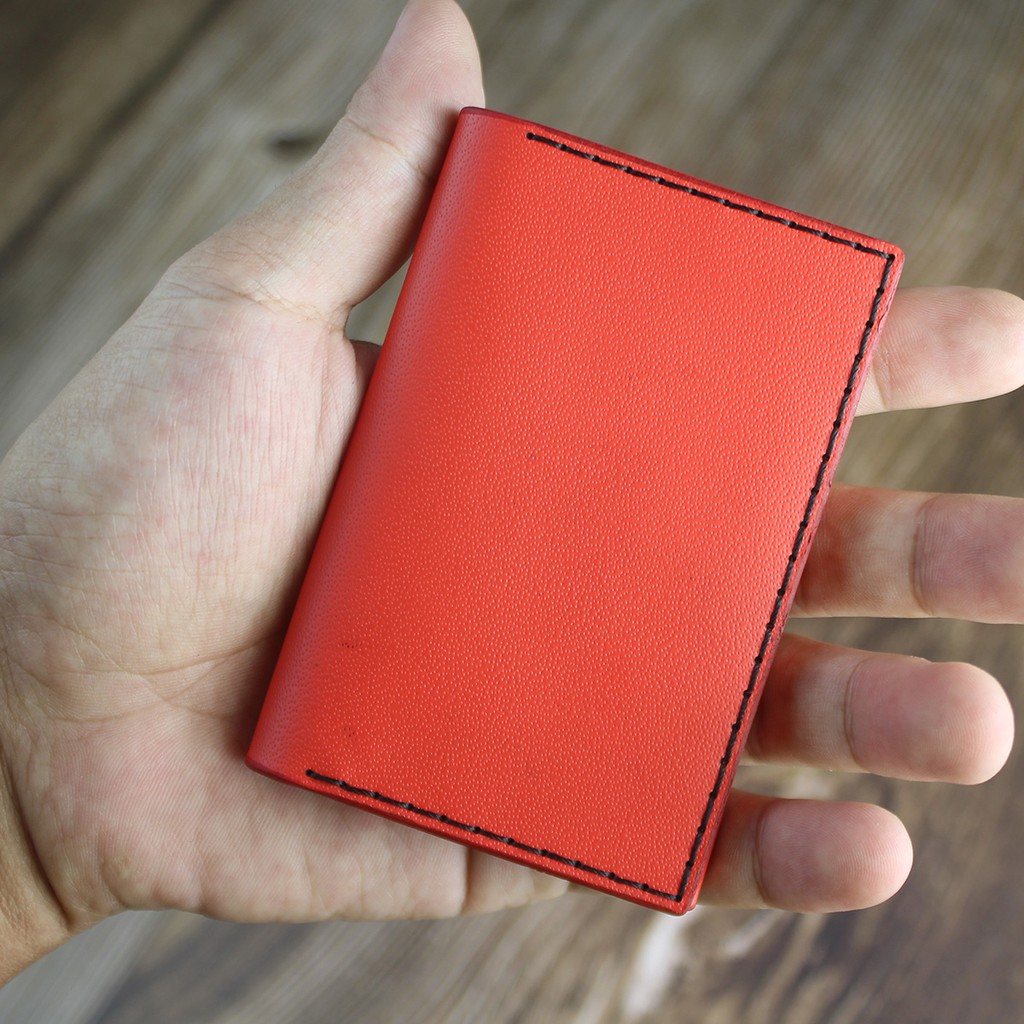 Ví card handmade da bò thật