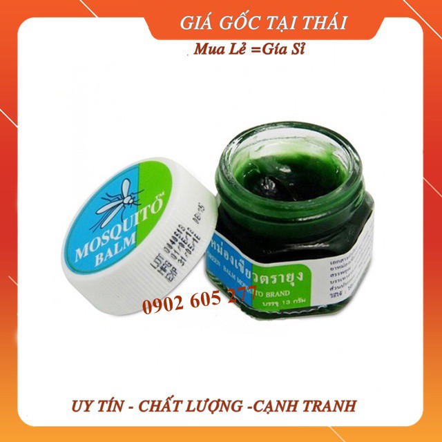 [Hàng loại 1]12 chai  Dầu cù là muỗi đốt Mosquito Brand Thái Lan