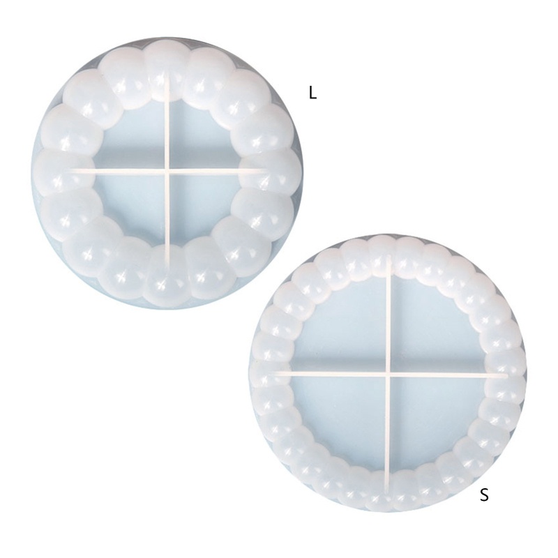 Khuôn Silicone Làm Đế Lót Ly Hình Tròn Chống Đổ