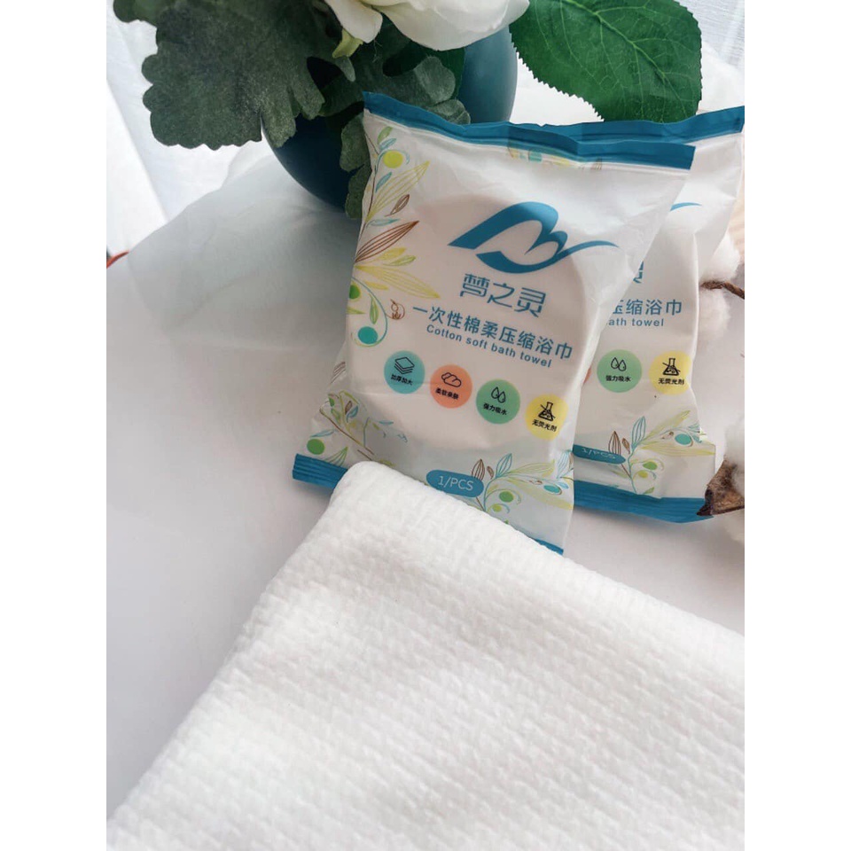 VIÊN KHĂN TẮM DẠNG VIÊN NÉN TO KÍCH THƯỚC 70*140CM TIỆN LỢI hàng đẹp giá tốt