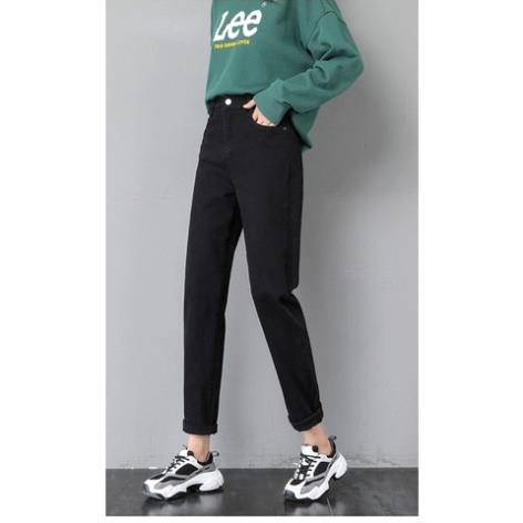 Quần bò baggy nữ quần jean đen baggy nữ quần jeans nữ lưng cao cạp cao quần nữ đẹp hot 2022 HoHaJean22 | BigBuy360 - bigbuy360.vn