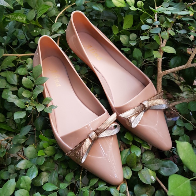 ] giầy búp bê nhựa nơ êm chân | BigBuy360 - bigbuy360.vn