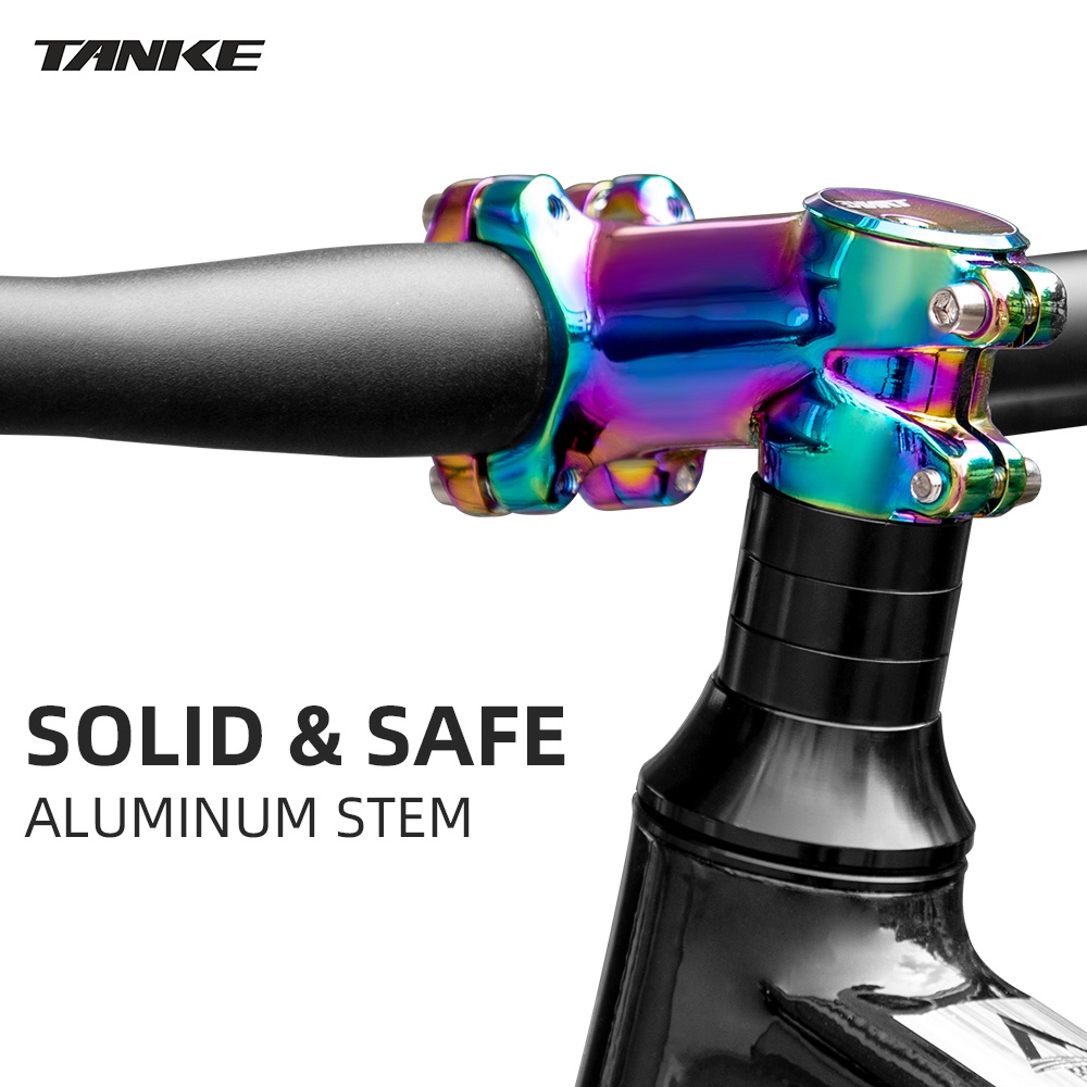 Pô tăng xe đạp TANKE MTB đánh bóng thân 7° 17° thích hợp thanh tay lái 31.8mm 60 70 80 90 mm chất lượng cao