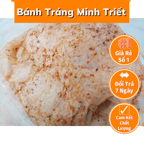 [Combo10b] Bánh tráng phơi sương xì ke muối tỏi nhuyễn siêu cay