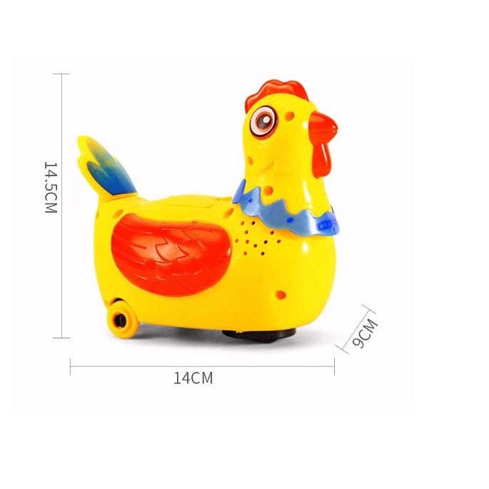 Đồ chơi gà đẻ trứng vịt đẻ trứng có nhạc đèn vui nhộn cho bé