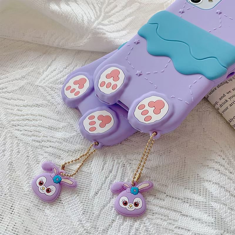 Ốp Điện Thoại Silicone Mềm Hình Gấu Thỏ Stella 3D Cho iPhone 14 Pro Max 13 Pro Max 12 Pro Max 11 Pro Max 6 6s 7 8 Plus SE 2020 X Xs Max XR 12