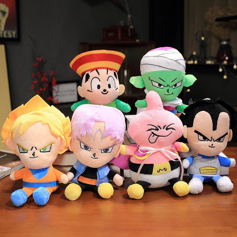 Đồ Chơi Nhồi Bông Hình Son Goku Vegeta Buu Son Gohan Trunks Piccolo Trong Phim Bảy Viên Ngọc Rồng Cho Bé