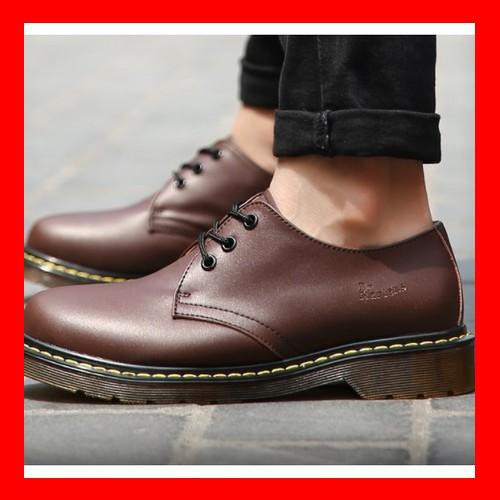 [Giày phượt] Giày dr marten cổ thấp- màu nâu