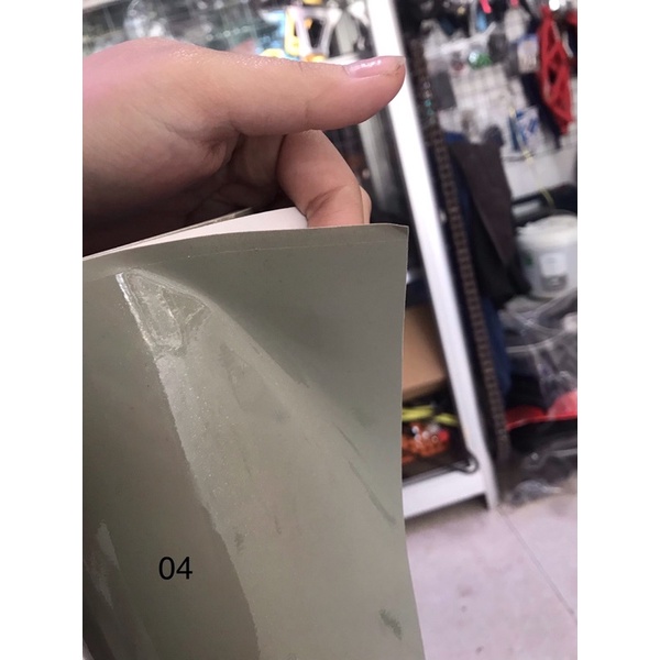 Decal nilong sơn xanh nhiều  màu bóng , nhám giấy cao cấp 3 lớp dán xe may ô tô dài 60cm rộng 1m