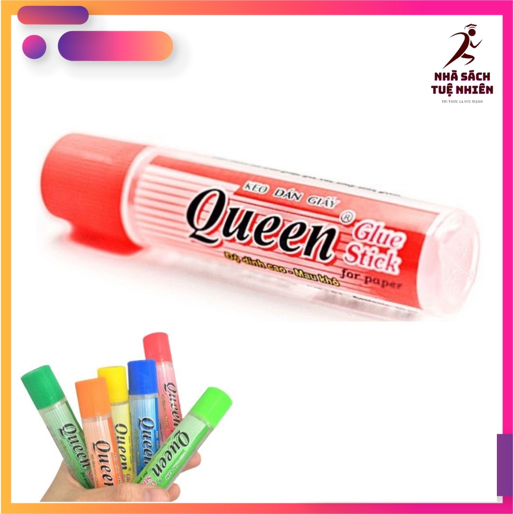 Hồ dán giấy Queen Keo nước kết dính queen